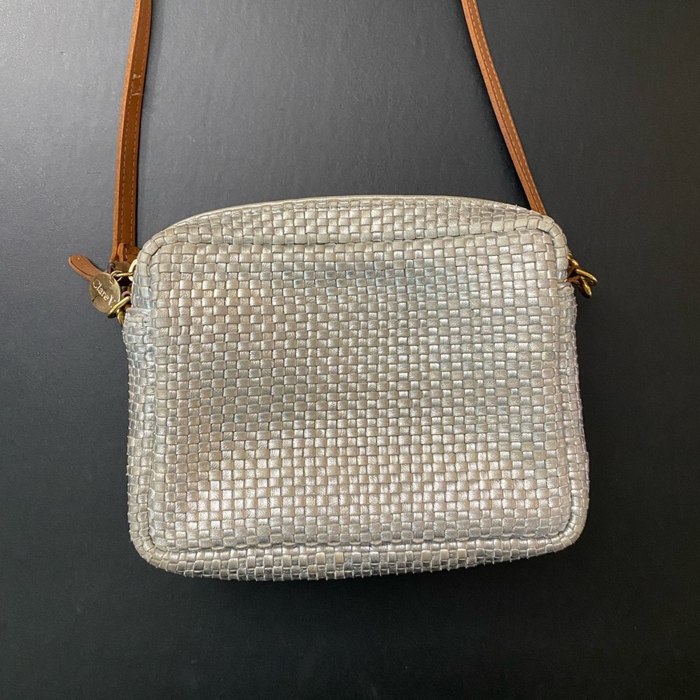 Clare V Midi Sac silver